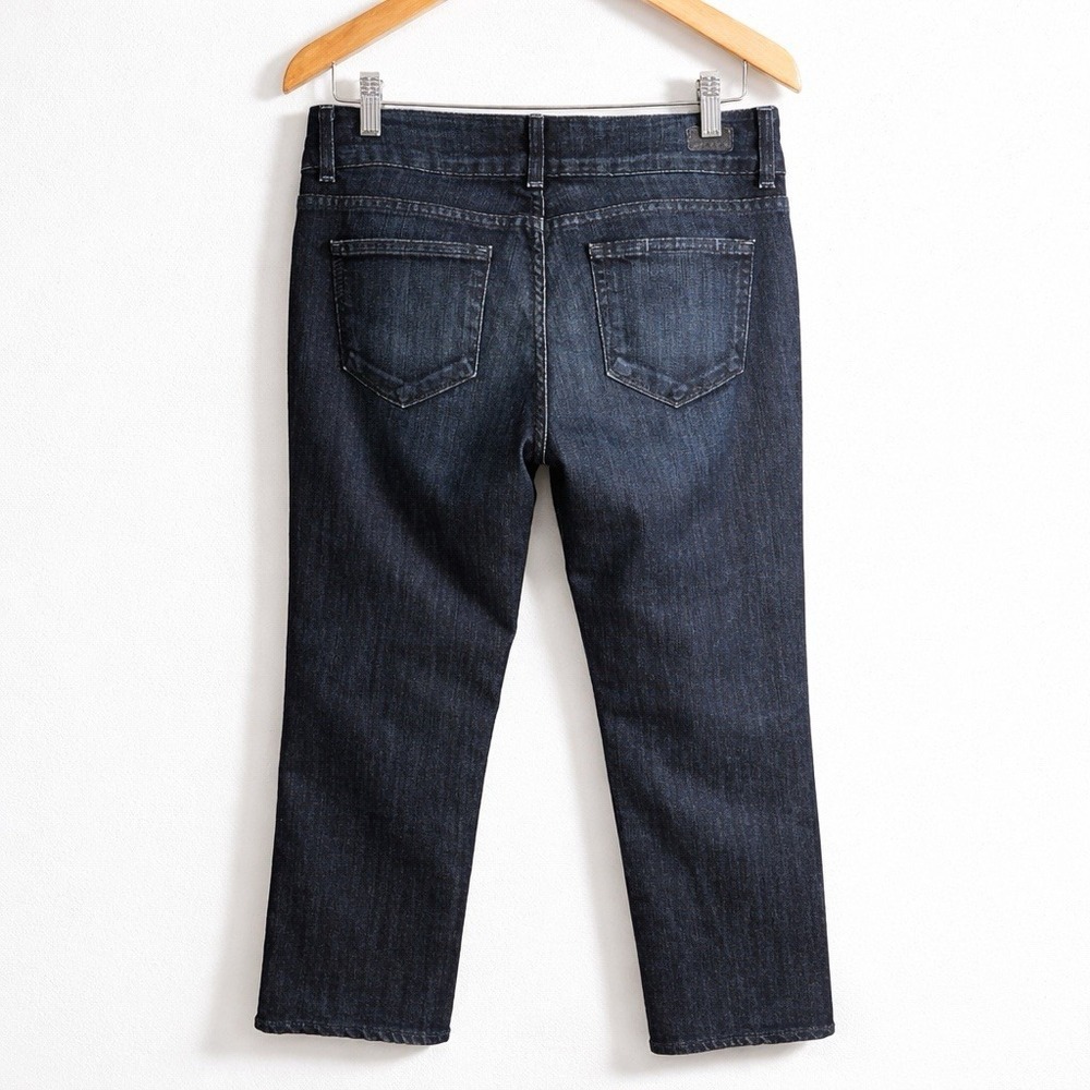 Paige Hidden Hills Ankle Y2K Jeans Low Rise Dark Wash Womens‎ 23 Inseam Petite - Picture 3 of 8